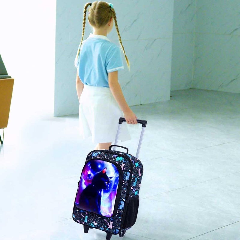 GXTVO Kids Suitcase with Wheels for Girls and Boys, Rolling Carry on Luggage for Toddler Children - Image 2